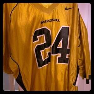 Nike University of Missouri Gold Football Jersey